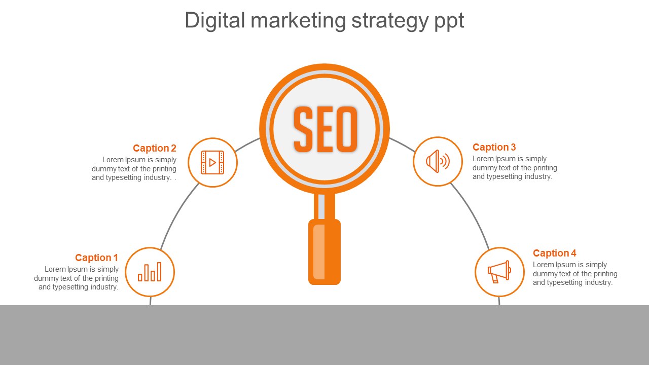 digital marketing strategy ppt-orange